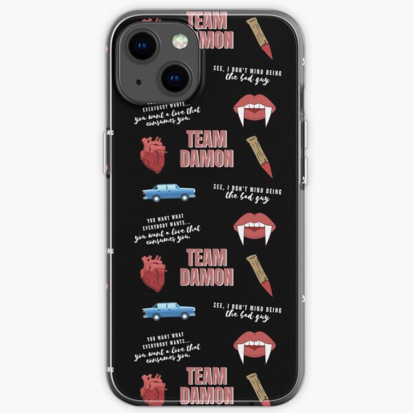 Team Damon Vampire Pack iPhone Soft Case RB1312 product Offical Vampire Diaries Merch