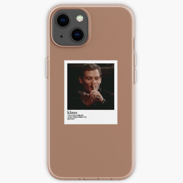 ♡ niklaus mikaelson polaroid ! kishani. iPhone Soft Case RB1312 product Offical Vampire Diaries Merch