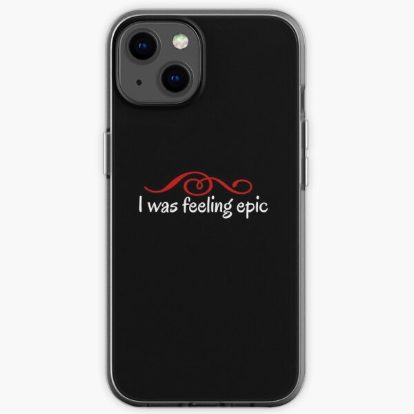 I was feeling epic - stefan salvatore quote iPhone Soft Case RB1312 product Offical Vampire Diaries Merch