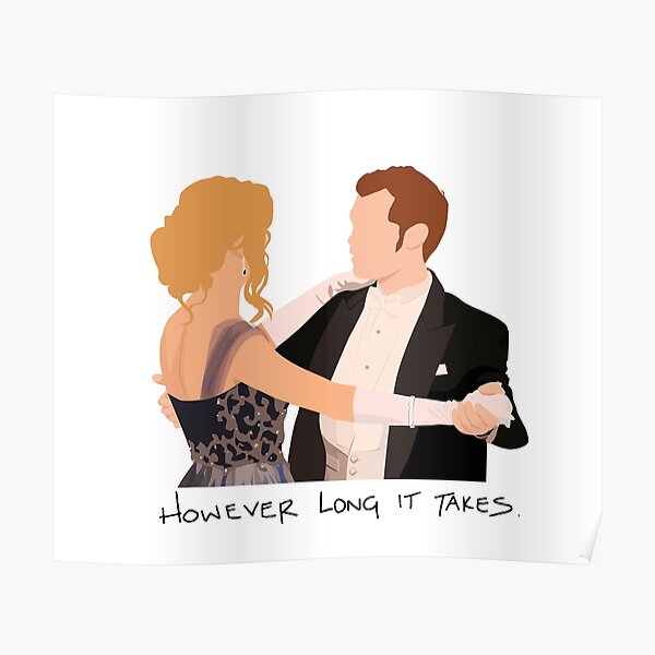 klaus and caroline dance  Poster RB1312 product Offical Vampire Diaries Merch