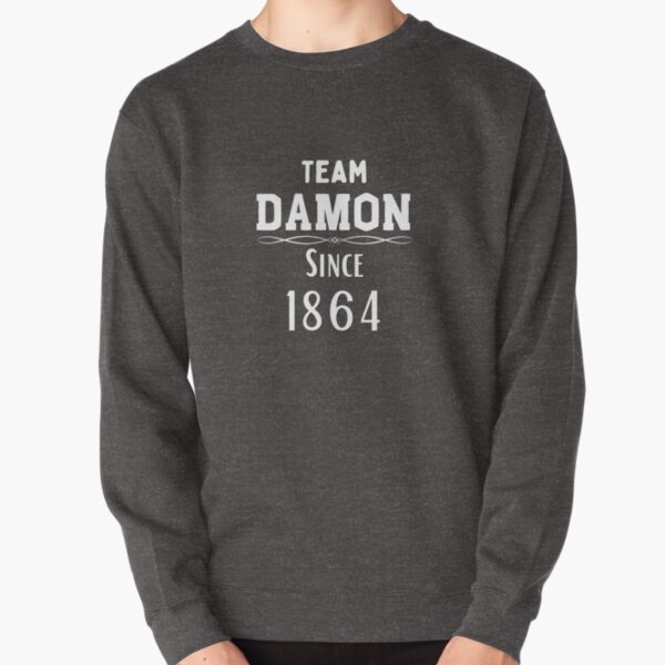 Team Damon since 1864 (white) Pullover Sweatshirt RB1312 product Offical Vampire Diaries Merch