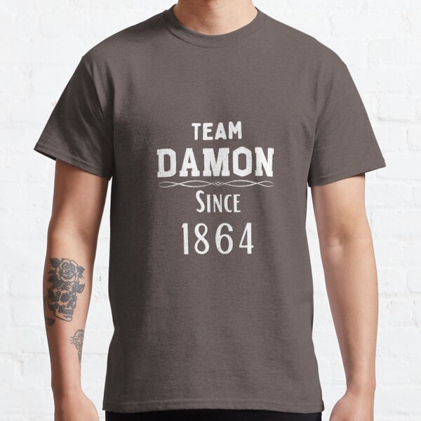 Team Damon since 1864 (white) Classic T-Shirt RB1312 product Offical Vampire Diaries Merch