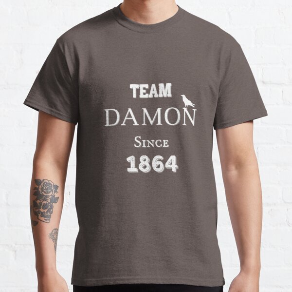 Team Damon since 1864 (white) #3 Classic T-Shirt RB1312 product Offical Vampire Diaries Merch