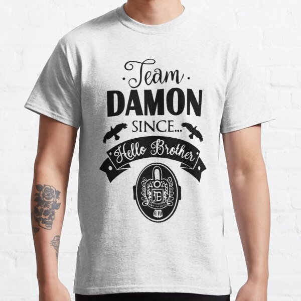 Vampire Diaries T-Shirts- Team Damon Salvatore Classic T-Shirt RB1312 ...