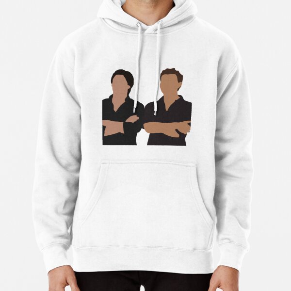 stefan and damon Pullover Hoodie RB1312 product Offical Vampire Diaries Merch