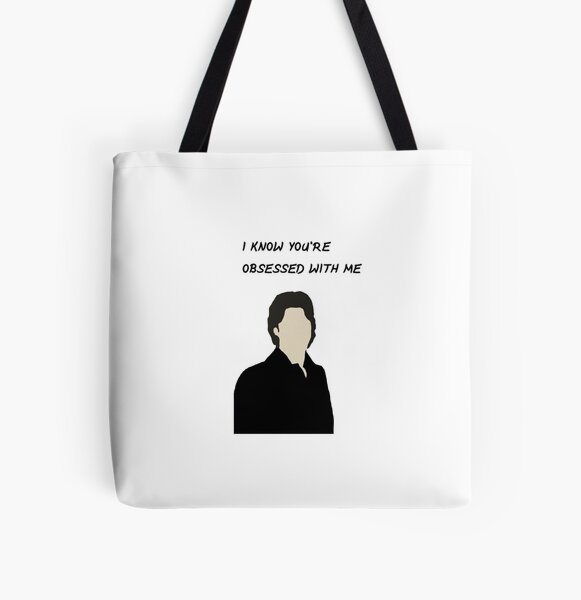 Damon Salvatore ♡︎ All Over Print Tote Bag RB1312 product Offical Vampire Diaries Merch