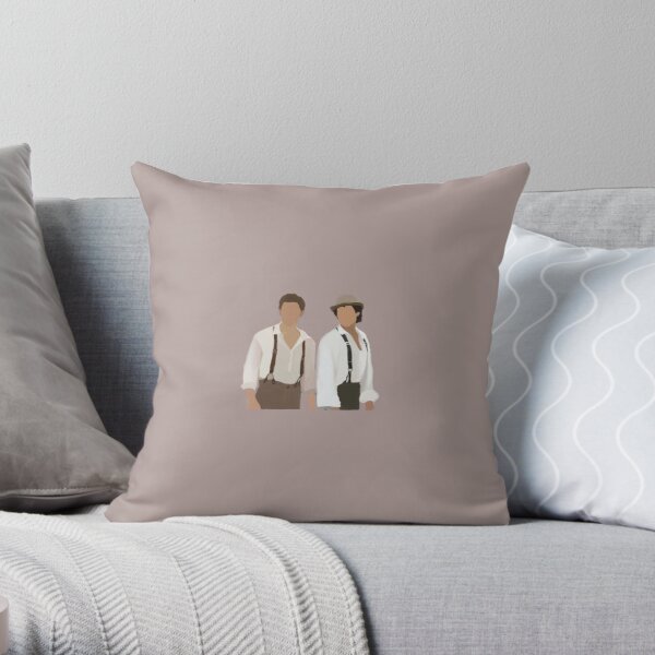 The Salvatore Brothers Throw Pillow RB1312 product Offical Vampire Diaries Merch