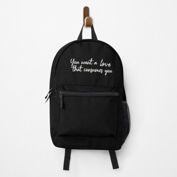 Damon Salvatore You want a love that consumes you Backpack RB1312 product Offical Vampire Diaries Merch