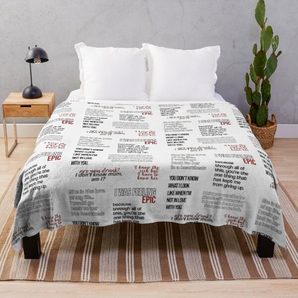 Stefan Salvatore Quotes TVD -Vampire Diaries Throw Blanket RB1312 product Offical Vampire Diaries Merch