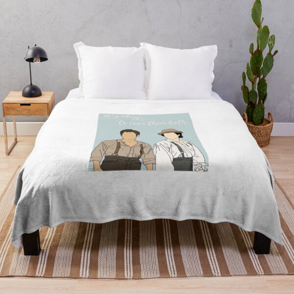 The Salvatore Brothers Throw Blanket RB1312 product Offical Vampire Diaries Merch