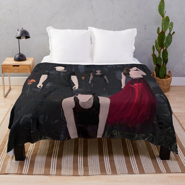 Pretty vampires Throw Blanket RB1312 product Offical Vampire Diaries Merch