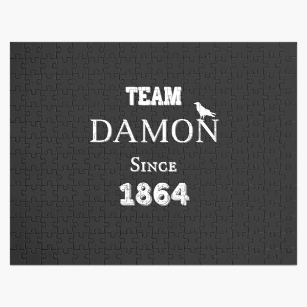 Team Damon since 1864 (white) #3 Jigsaw Puzzle RB1312 product Offical Vampire Diaries Merch