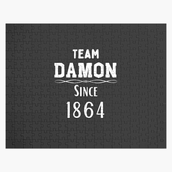 Team Damon since 1864 (white) Jigsaw Puzzle RB1312 product Offical Vampire Diaries Merch